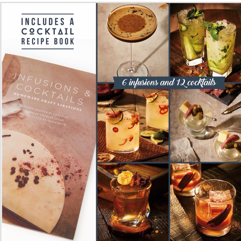 Hammer & Axe Libations Infusion Kit with Cocktail Recipe Book - Picture 3 of 12